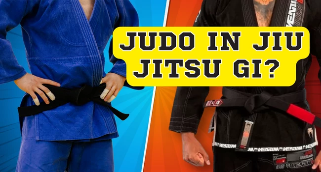 Judo in Jiu Jitsu Gi