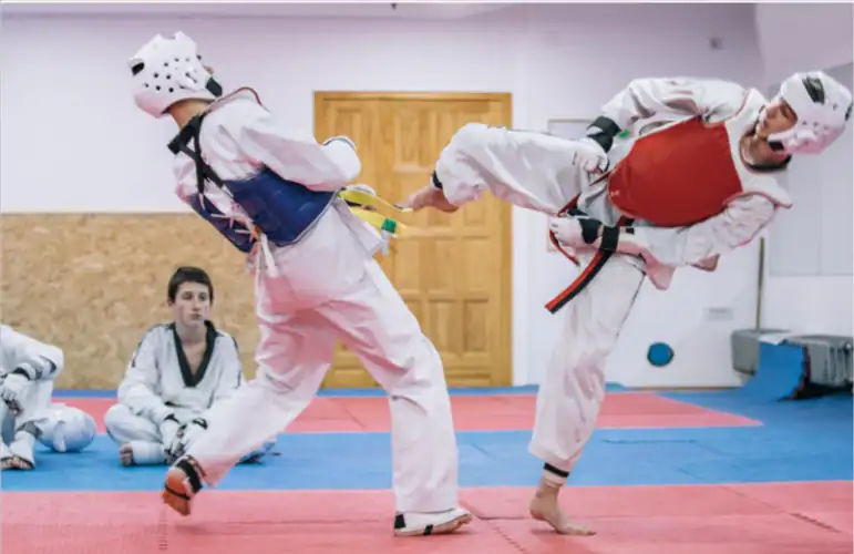 taekwondo training