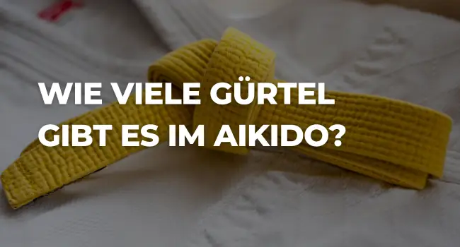 Wie viele Gürtel gibt es im Aikido?