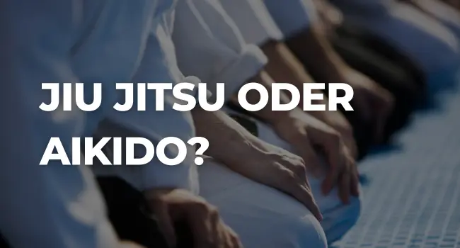 was ist der unterschied zwischen aikido und jiu jitsu