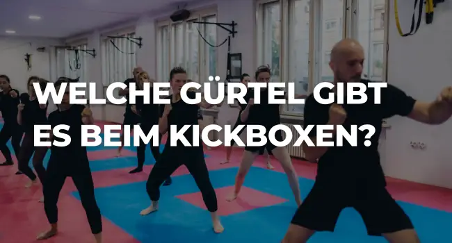 Welche Gürtel gibt es beim Kickboxen?