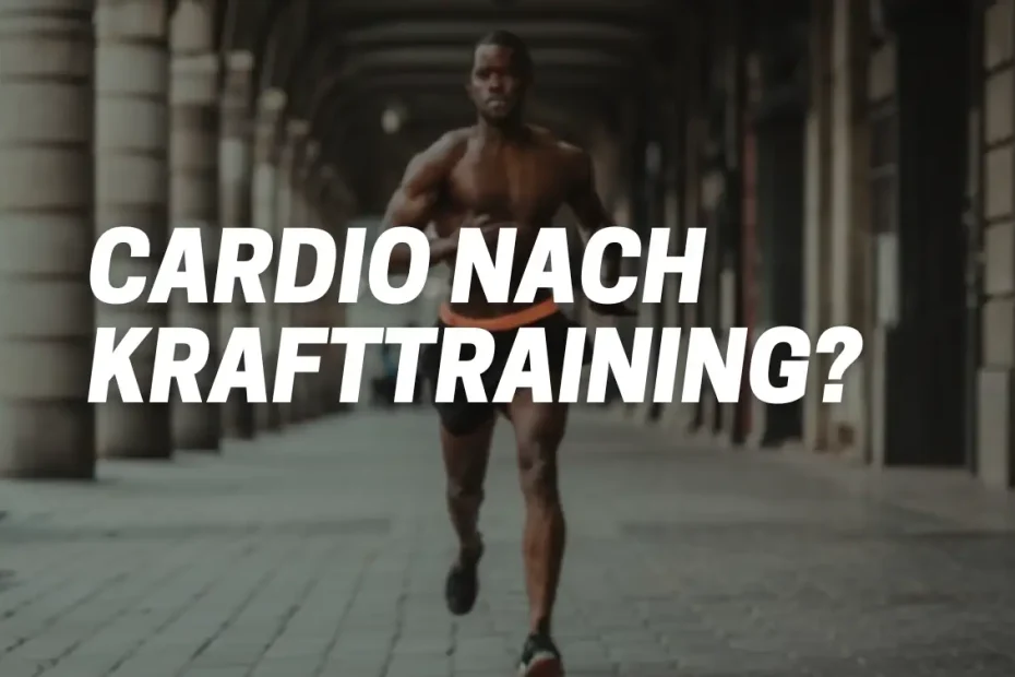 Cardio nach Krafttraining