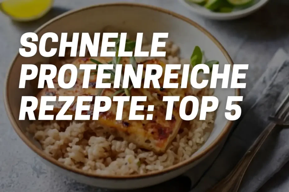 schnelle proteinreiche rezepte