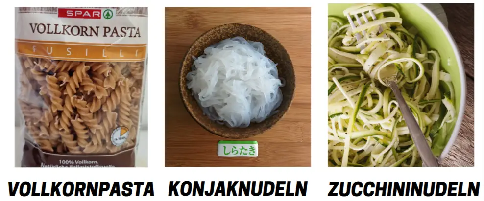 pasta kalorien